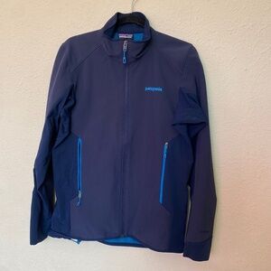 Patagonia Adze Hybrid Jacket zip up blue thermal Mens size Small
